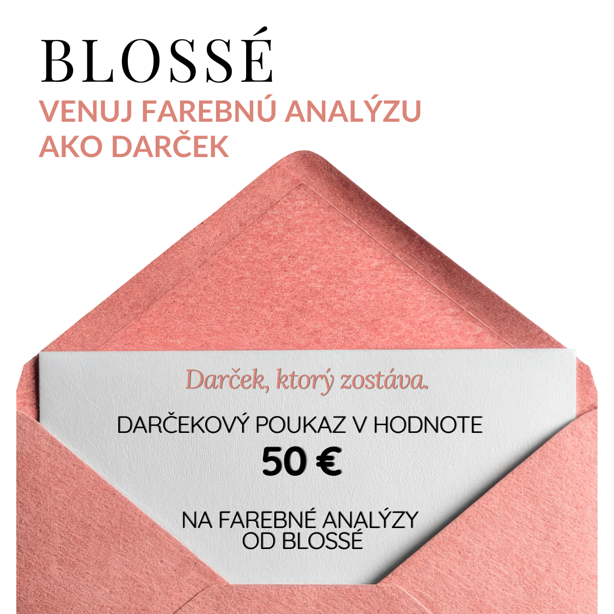 Darčeková poukážka | BLOSSÉ