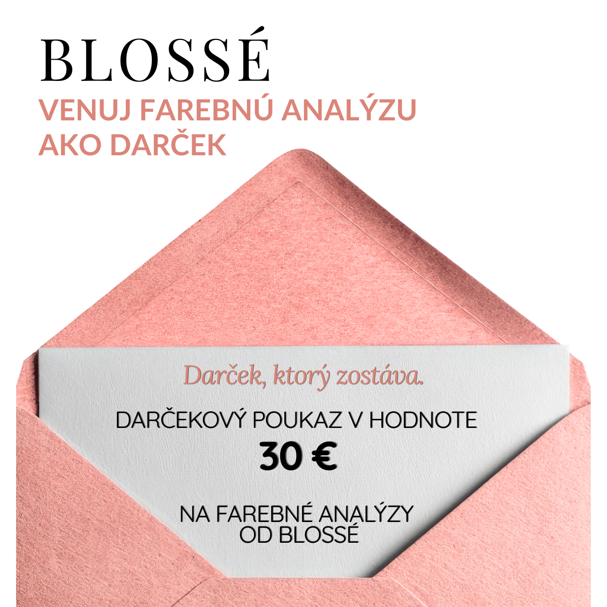 Darčeková poukážka | BLOSSÉ