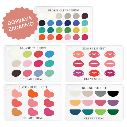 Kompletný balíček | Oblečenie + Make-up | 5 paletiek + DARČEK ZADARMO | BLOSSÉ