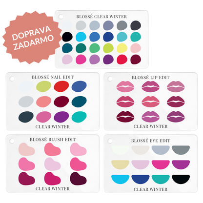 Kompletný balíček | Oblečenie + Make-up | 5 paletiek + DARČEK ZADARMO | BLOSSÉ