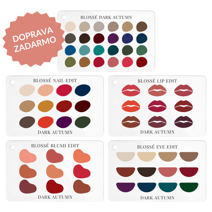 Kompletný balíček | Oblečenie + Make-up | 5 paletiek + DARČEK ZADARMO | BLOSSÉ