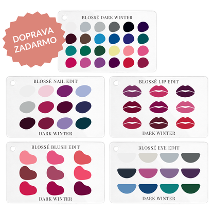 Kompletný balíček | Oblečenie + Make-up | 5 paletiek + DARČEK ZADARMO | BLOSSÉ