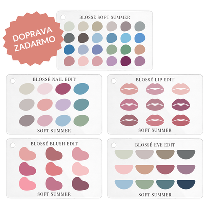 Kompletný balíček | Oblečenie + Make-up | 5 paletiek + DARČEK ZADARMO | BLOSSÉ