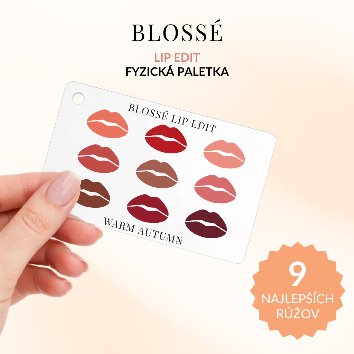 Rúže a lesky na pery | Make-up paletka | BLOSSÉ