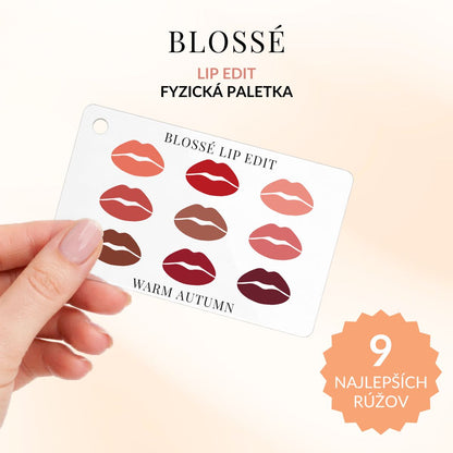 Rúže a lesky na pery | Make-up paletka | BLOSSÉ